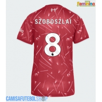 Camisa de time de futebol Liverpool Dominik Szoboszlai #8 Replicas 1º Equipamento Feminina 2026-27 Manga Curta